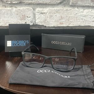 OCCI CHIARI Rectangular Stylish Eyeware Frames Prescription Eyeglasses